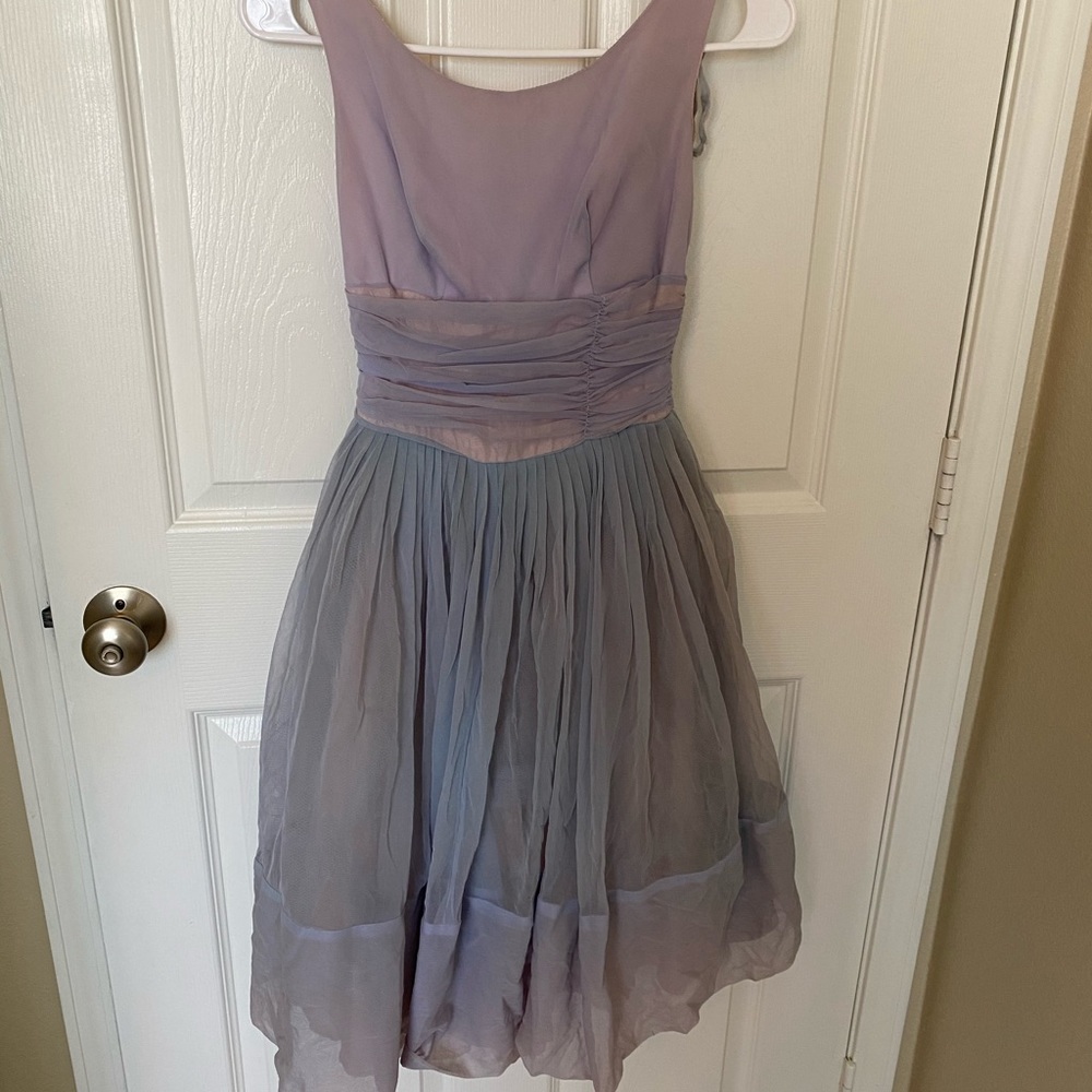 Light Blue 60s Dress